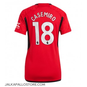 Manchester United Casemiro #18 Kotipaita Naisten 2023-24 Lyhythihainen
